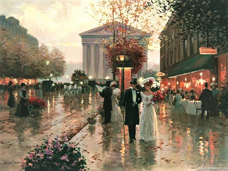 Художник CHRISTA KIEFFER. Мой волшебный Париж