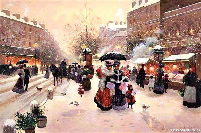 Художник CHRISTA KIEFFER. Мой волшебный Париж