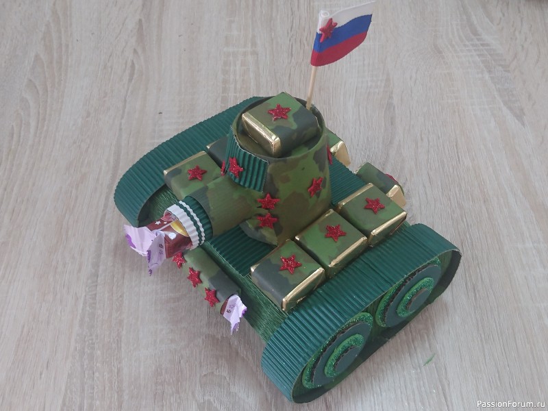 Поделки на конкурс "Военная техника" в детский сад.