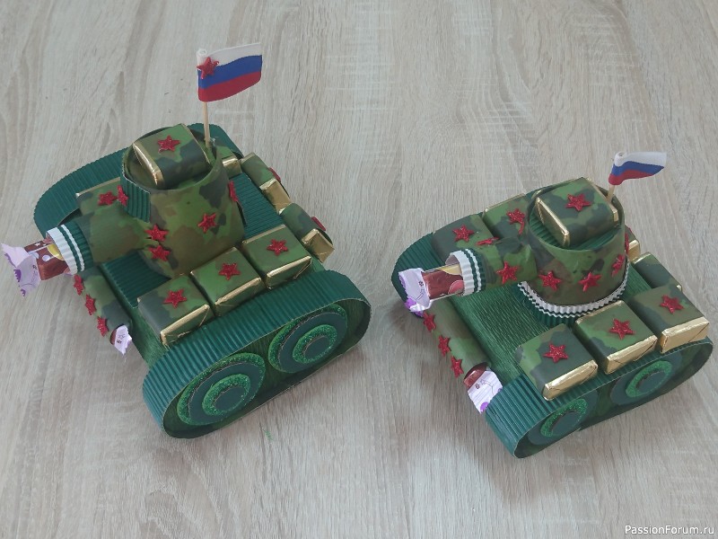 Поделки на конкурс "Военная техника" в детский сад.