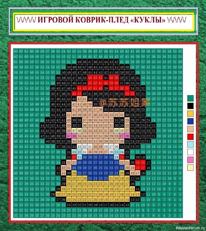 ЯРКИЕ ИГРОВЫЕ КОВРИКИ С ИГРУШКАМИ КРЮЧКОМ! ЧАСТЬ 2 &ndash; коврик &laquo;КУКЛЫ&raquo; для девочек.