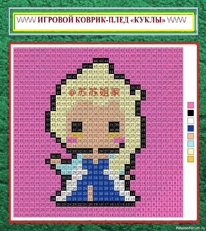 ЯРКИЕ ИГРОВЫЕ КОВРИКИ С ИГРУШКАМИ КРЮЧКОМ! ЧАСТЬ 2 &ndash; коврик &laquo;КУКЛЫ&raquo; для девочек.