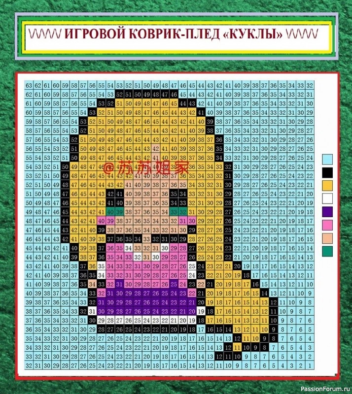 ЯРКИЕ ИГРОВЫЕ КОВРИКИ С ИГРУШКАМИ КРЮЧКОМ! ЧАСТЬ 2 &ndash; коврик &laquo;КУКЛЫ&raquo; для девочек.