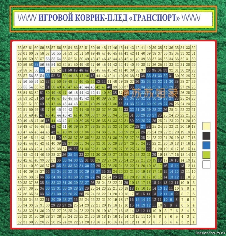 ЯРКИЕ ИГРОВЫЕ КОВРИКИ С ИГРУШКАМИ КРЮЧКОМ! ЧАСТЬ 1 &ndash; коврик &laquo;ТРАНСПОРТ&raquo; для мальчиков.