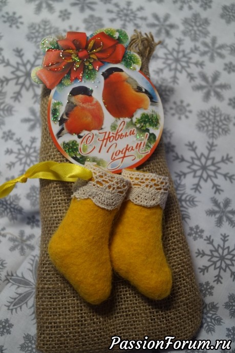 Валеночки сувенирные