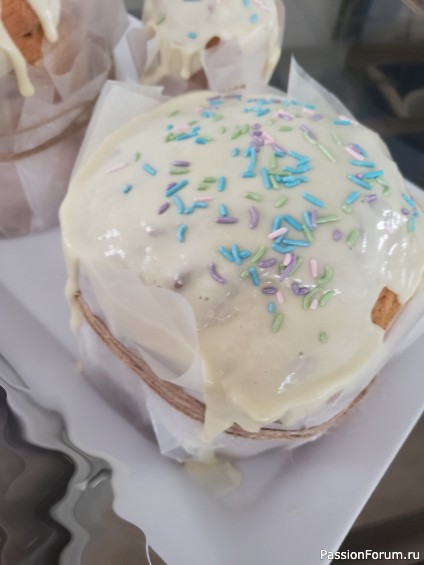 Глазурь для кулича из сгущенки и сухого молока