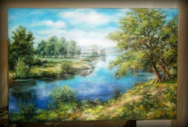 Картинки. Рисуем маслом.