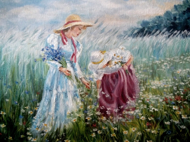 Картинки. Рисуем маслом.