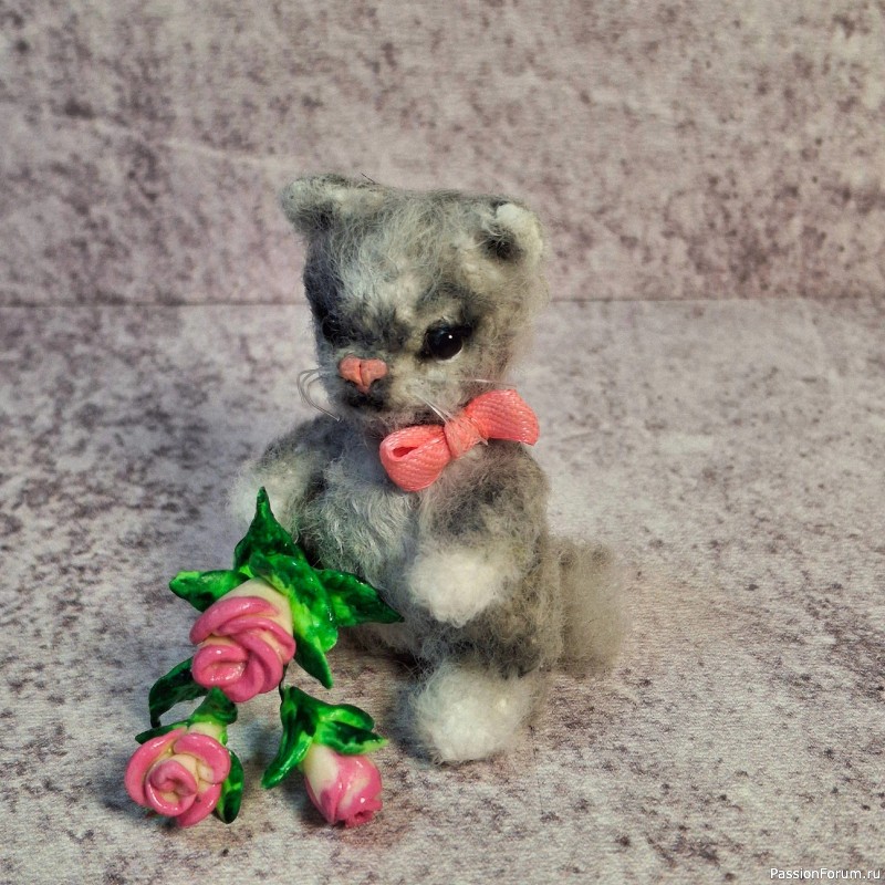 Кошечка Мила крючком