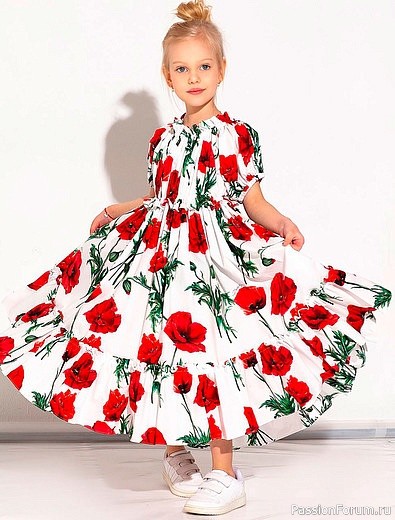 Лето! Маки! Детская коллекция от D&G