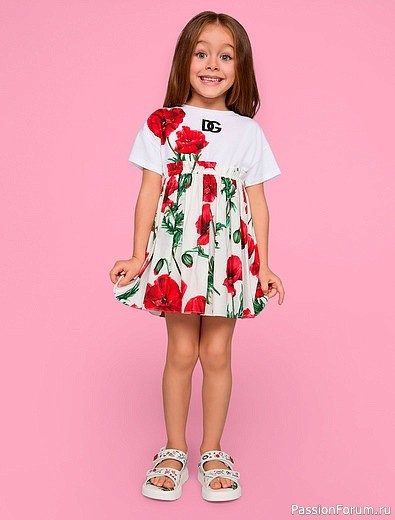Лето! Маки! Детская коллекция от D&G
