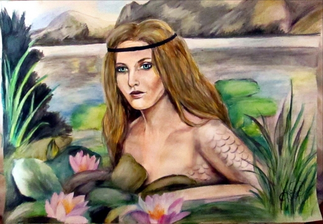 Рисунки моей старшей дочери.