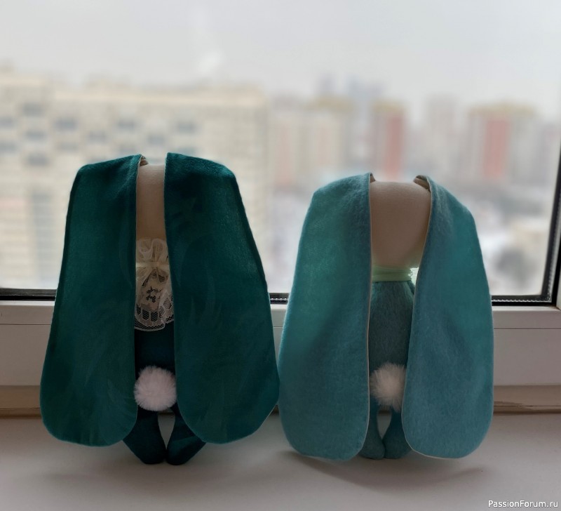 Флисовые зайчики.