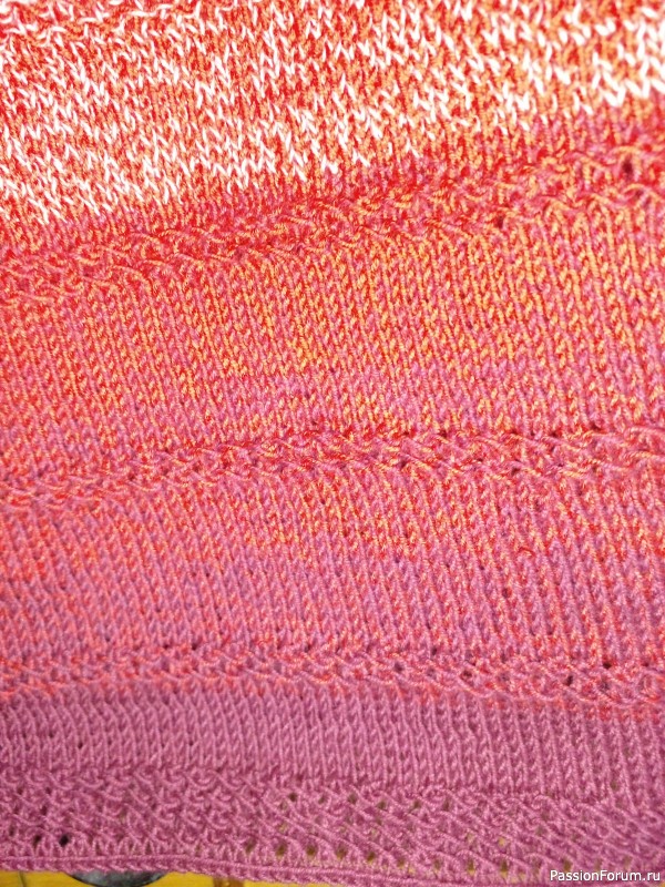 Футболка из пряжи &quot;Flowers YarnArt&quot;