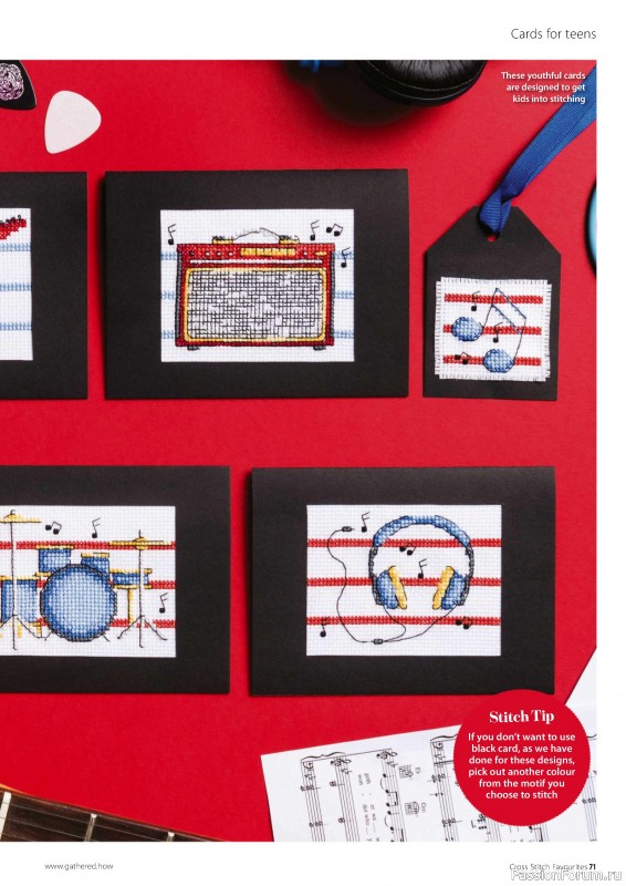Коллекция вышивки в журнале «Cross Stitch Favourites - The Cards 2024»