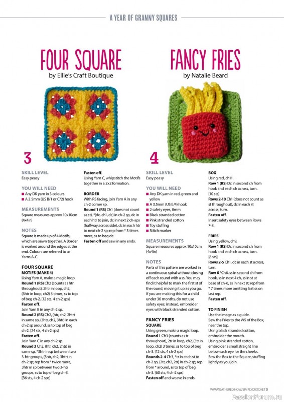 Вязаные проекты крючком в журнале «Simply Crochet №126 2022»
