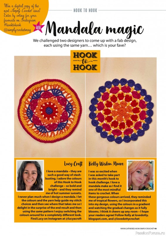 Вязаные проекты крючком в журнале «Simply Crochet №152 2024»