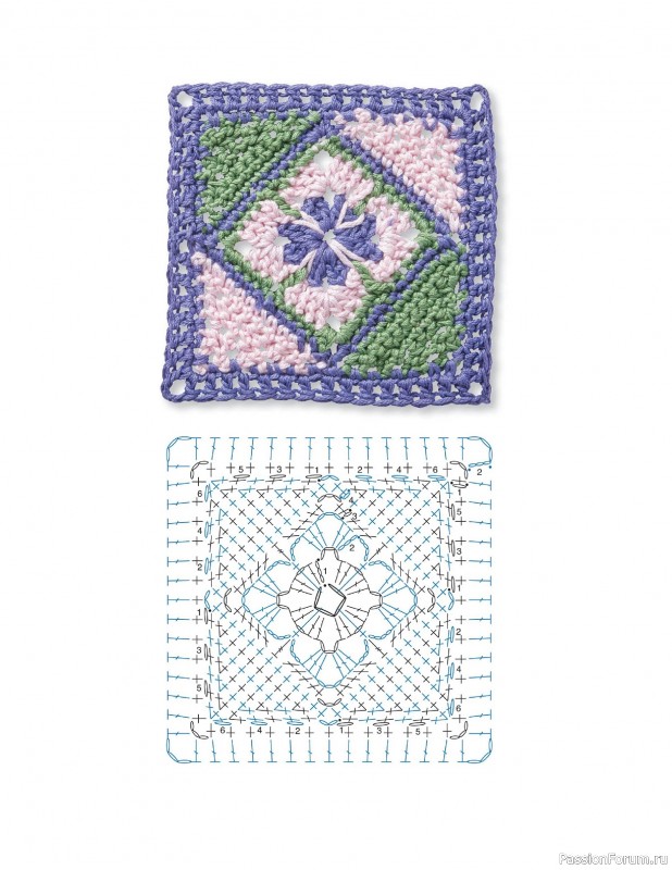 Вязаные проекты в книге «Granny Square Crochet for Beginners». Продолжение
