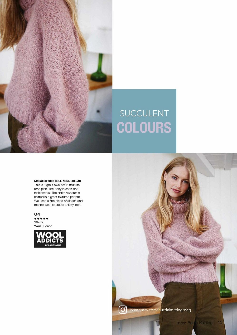 Модный трикотажный гардероб для женщин в журнале &quot;Burda Knitting&quot;