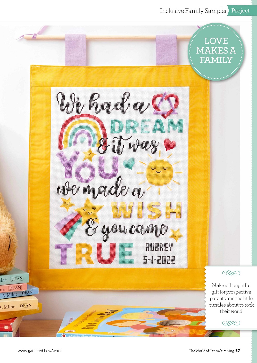 Журнал "The World of Cross Stitching №316 2022"