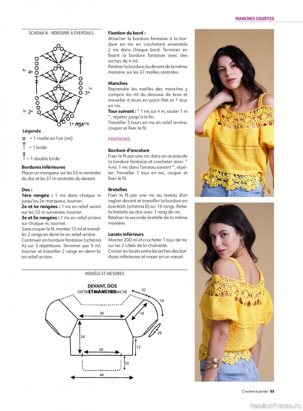Вязаные проекты крючком в журнале «Crochet a Porter - Mai/Juillet 2025»