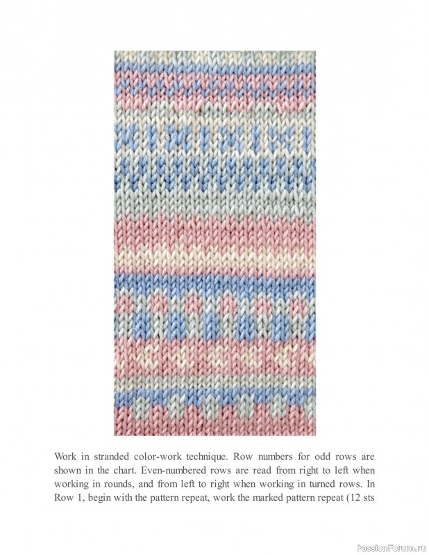 Коллекция узоров спицами в книге «The New Knitting Stitch Dictionary»