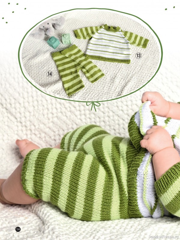 Вязаные модели для детей в журнале «Baby Maschenmode №65 2025»