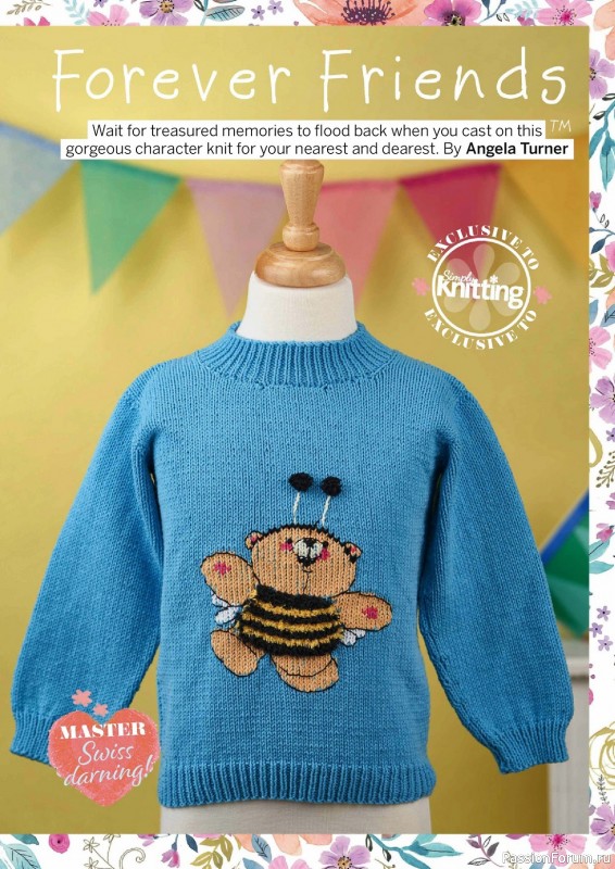 Вязаные проекты в журнале «Simply Knitting №241 2023»