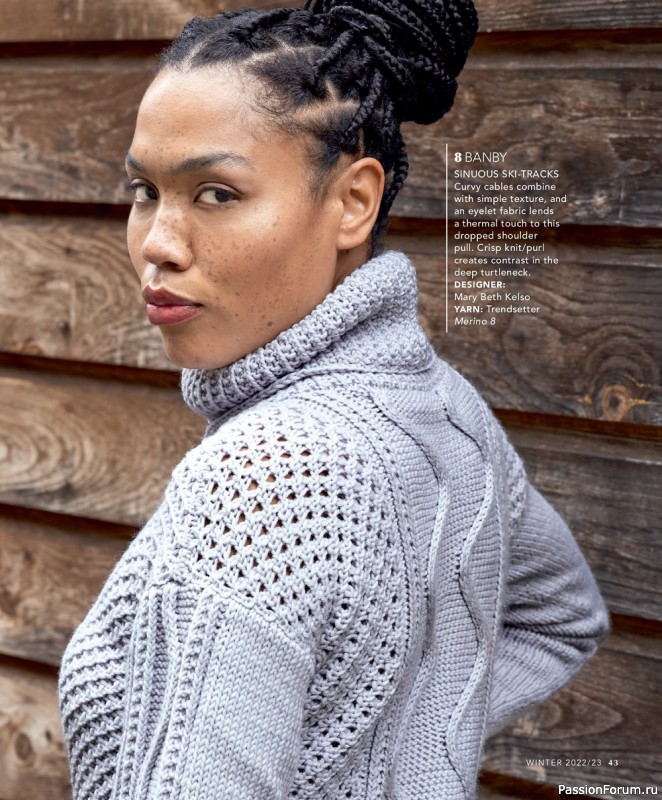 Вязаные модели в журнале «Vogue Knitting - Winter 2022/2023»