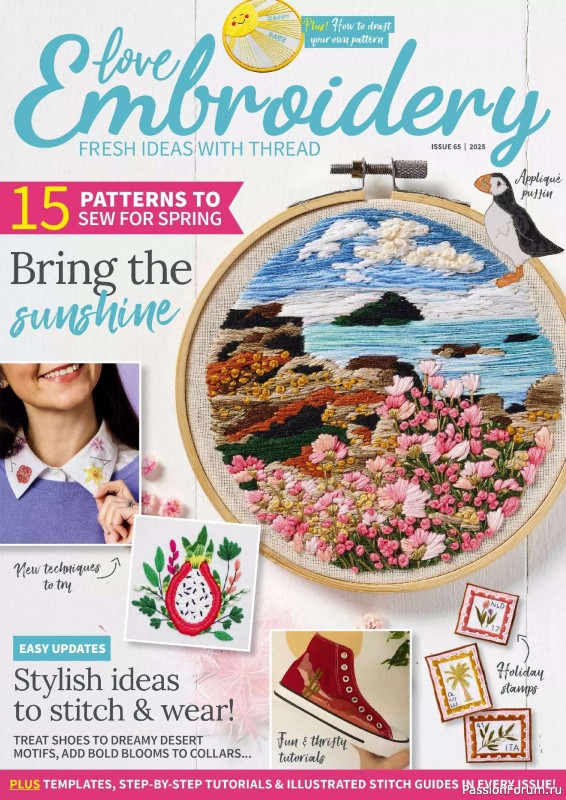 Коллекция вышивки в журнале &laquo;Love Embroidery №65 2025&raquo;