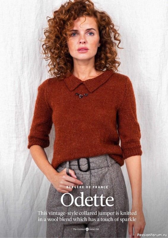 Вязаные проекты спицами в журнале «The Knitter №188 2023»
