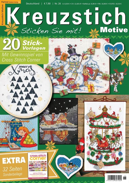 Коллекция вышивки в журнале &laquo;Kreuzstich Motive №26 2022&raquo;