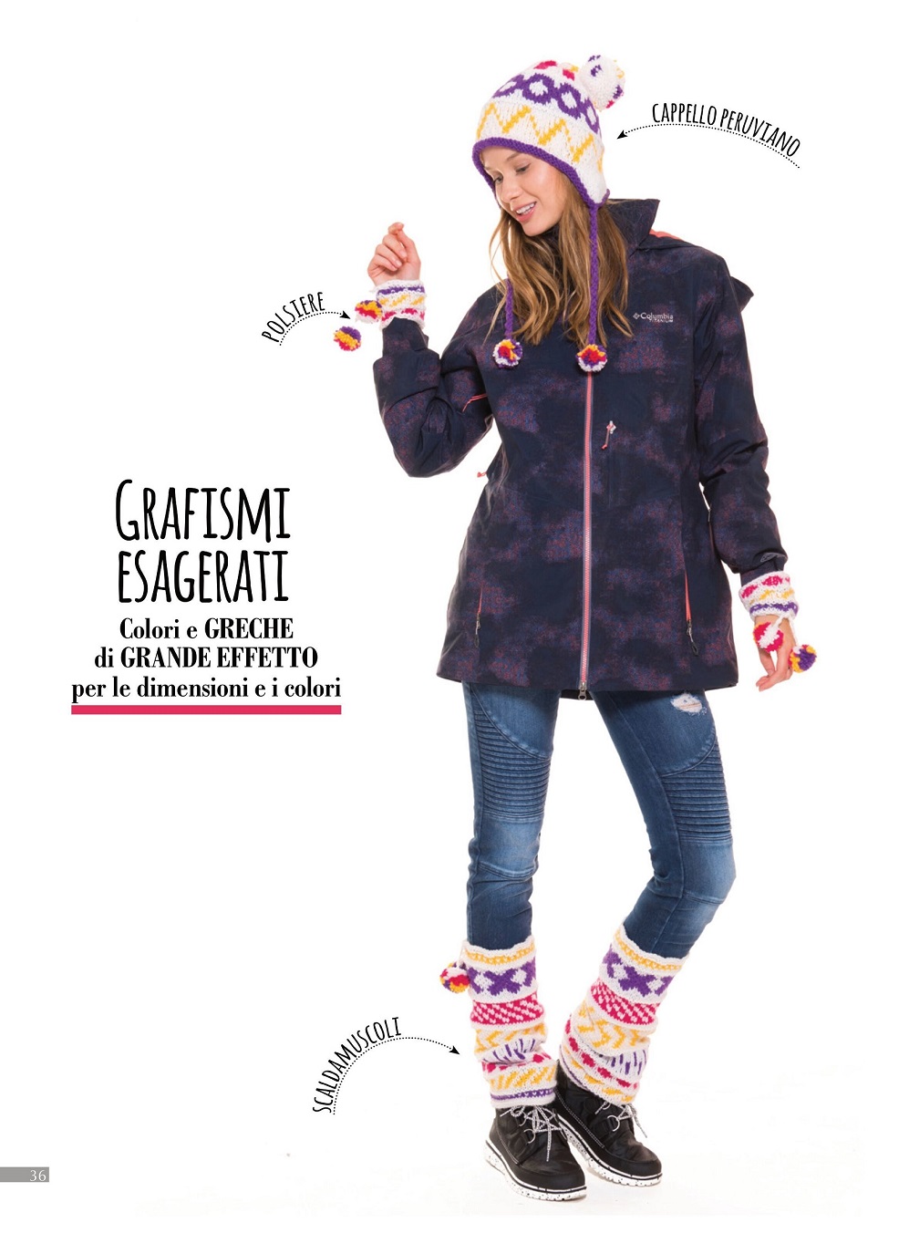 Женские модели спицами для весны и лето. &quot;Piu Maglia Cappelli - Accessori&quot; №3 2021