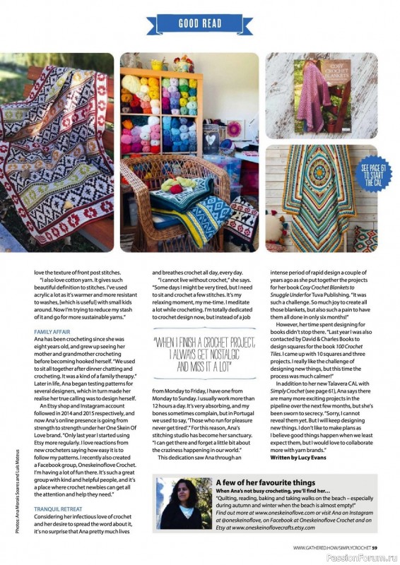 Вязаные проекты крючком в журнале «Simply Crochet №122 2022»