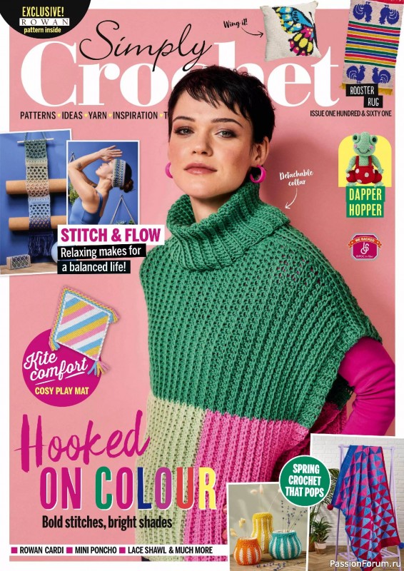 Вязаные проекты крючком в журнале «Simply Crochet №161 2025»