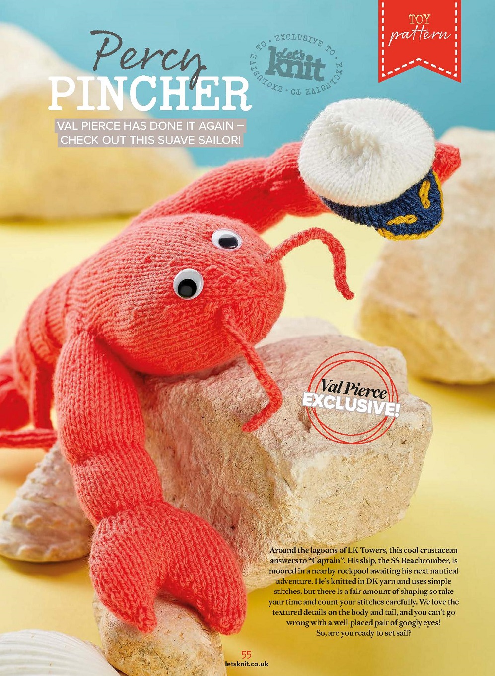 Вязаные модели спицами в журнале &quot;Let&#039;s Knit №181 2022&quot;.