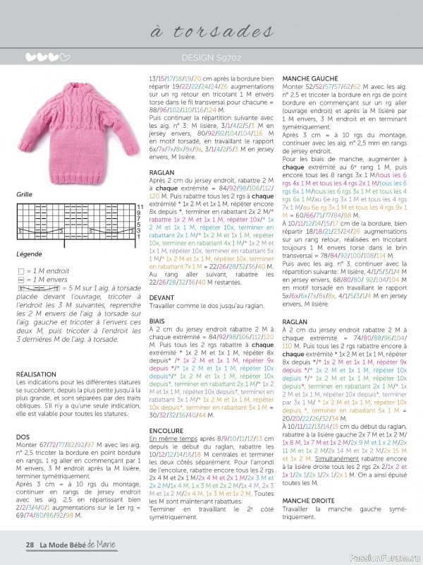Вязаные модели для детей в журнале «La mode Bebe de Marie №5 2024»