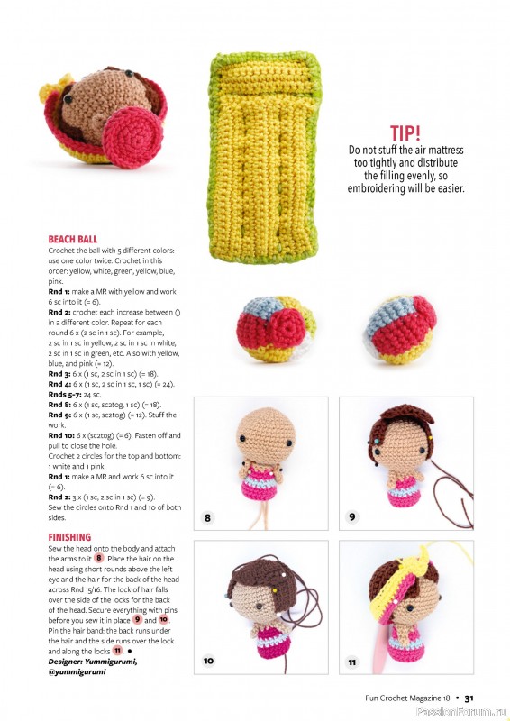 Вязаные проекты в журнале « Fun Crochet Magazine №18 2024»