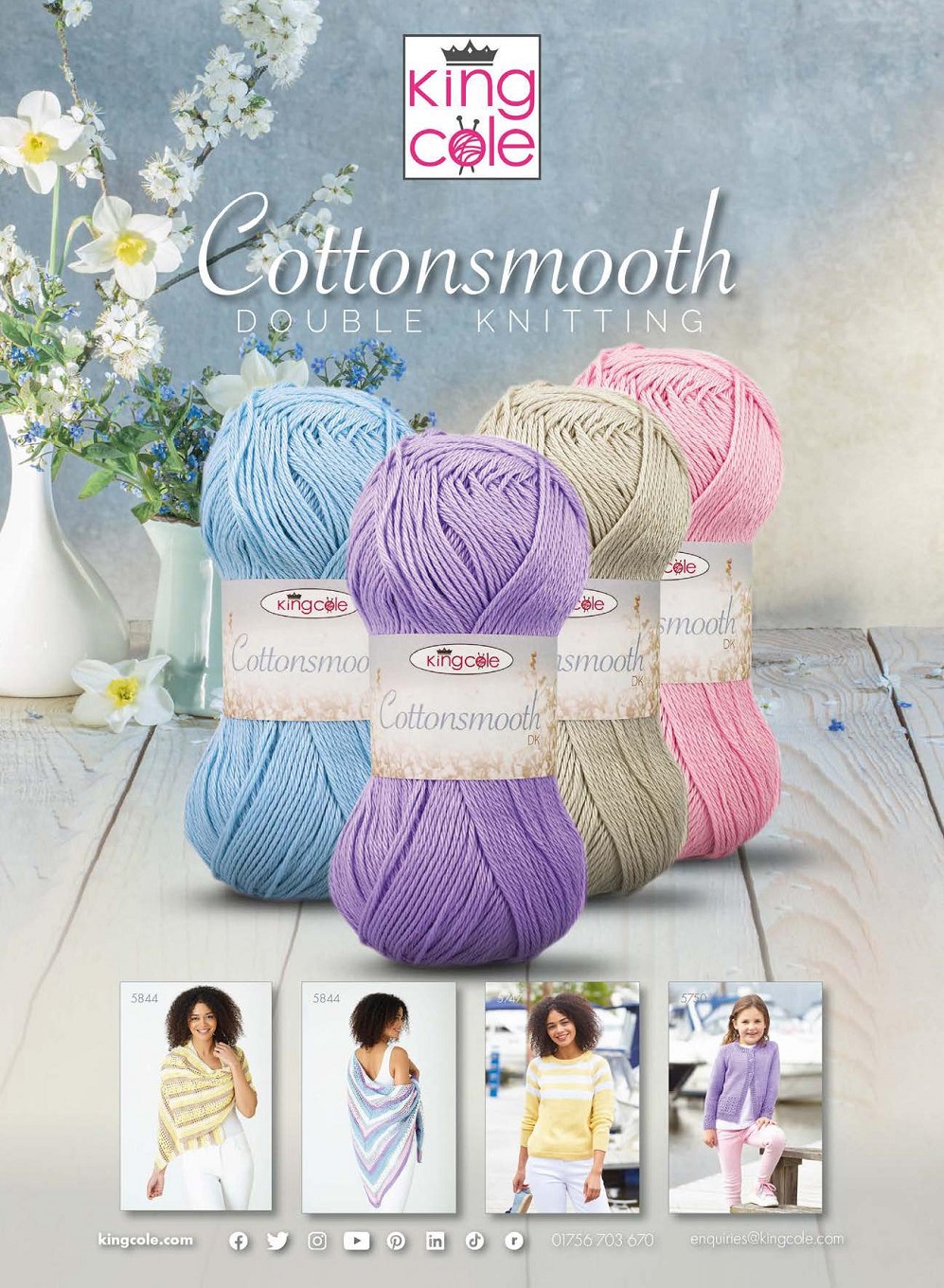 Вязаные модели спицами в журнале &quot;Let&#039;s Knit №181 2022&quot;.