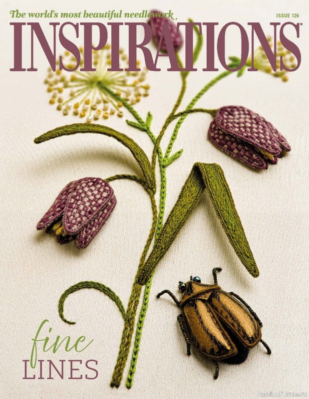 Коллекция вышивки в журнале «Inspirations №126 2025»