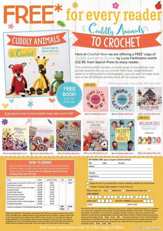 Вязаные модели крючком в журнале «Crochet Now №80 2022»