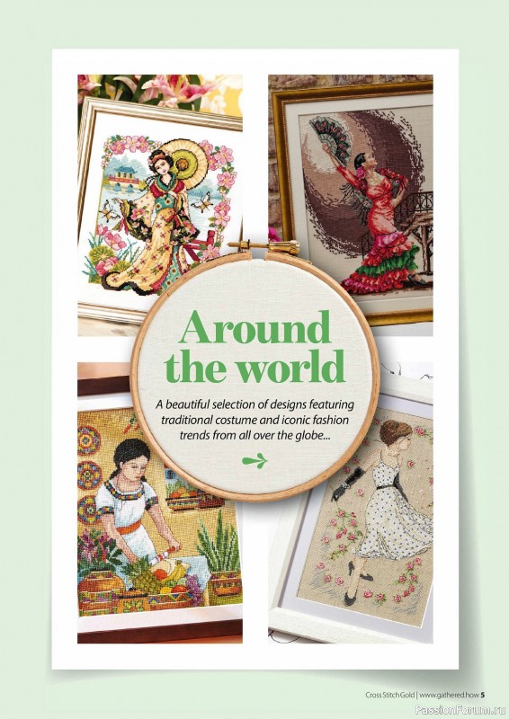 Коллекция вышивки в журнале «Cross Stitch Gold - Figures Collection 2023»