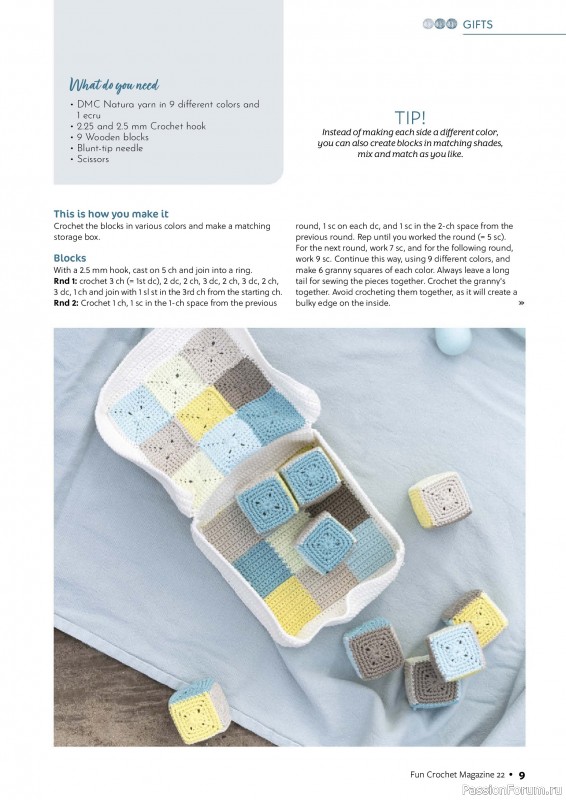 Вязаные проекты крючком в журнале «Fun Crochet Magazine №22 2025»