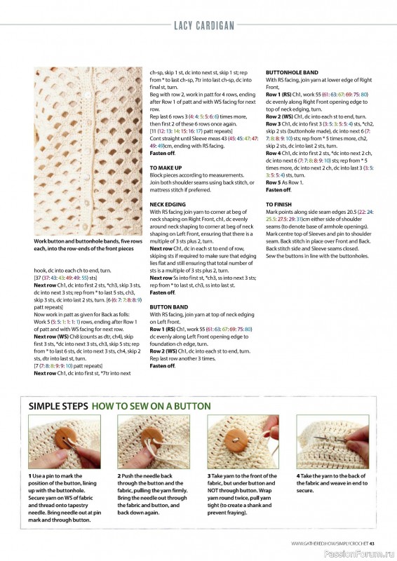 Вязаные проекты крючком в журнале «Simply Crochet №148 2024»