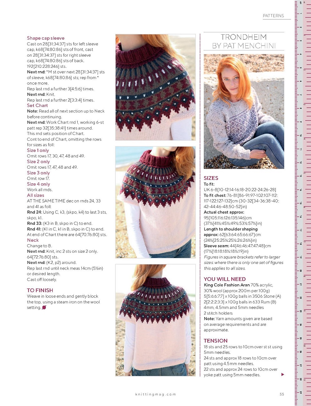 Модные вязаные изделия в журнале &quot;Knitting&quot; №225 2021