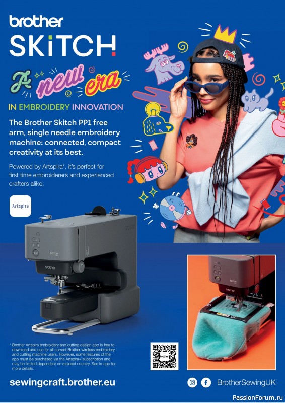 Коллекция проектов для рукодельниц в журнале «Stitch Magazine №156 2025»