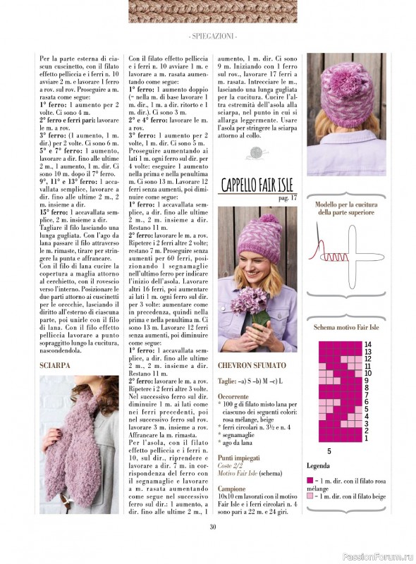 Вязаные модели в журнале «Piu Maglia Cappelin №3 2023»