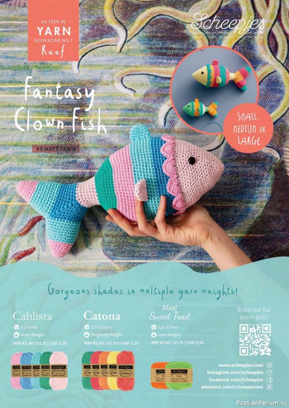Вязаные проекты крючком в журнале «Crochet Now №100 2023»