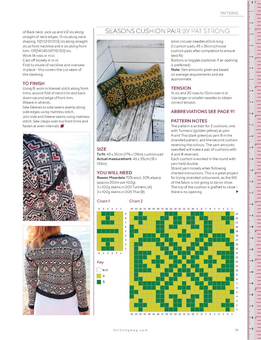 Модные вязаные изделия в журнале &quot;Knitting&quot; №225 2021