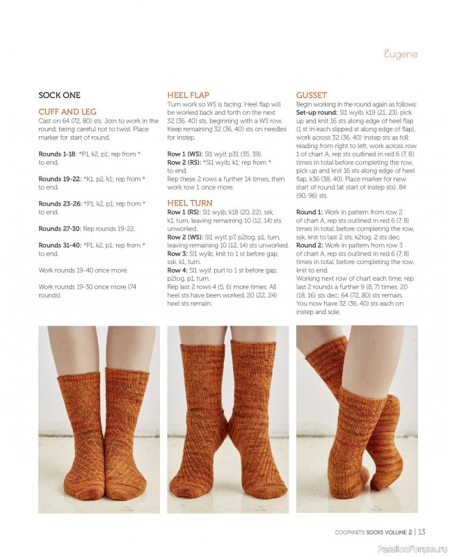 Коллекция моделей носков в книге «Coop Knits Socks: Volume 2»